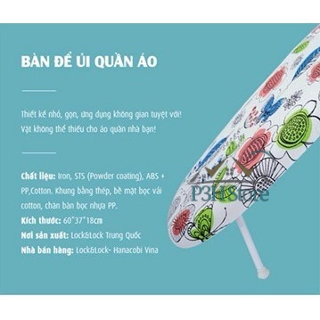 Cầu là quần áo , bàn để ủi đồ Lock&Lock ETM524