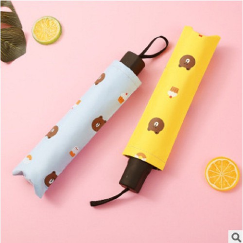 [HCM]Ô - DÙ GẤP GỌN HÌNH GẤU BROWN
