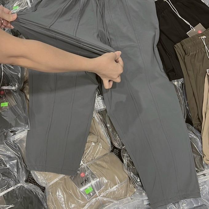 (BIG SIZE) Quần Baggy Gió Thun Siêu Nhẹ Co Giãn 4 Chiều