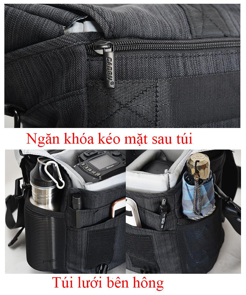 [HCM]Túi máy ảnh Caden K11 size lớn XL