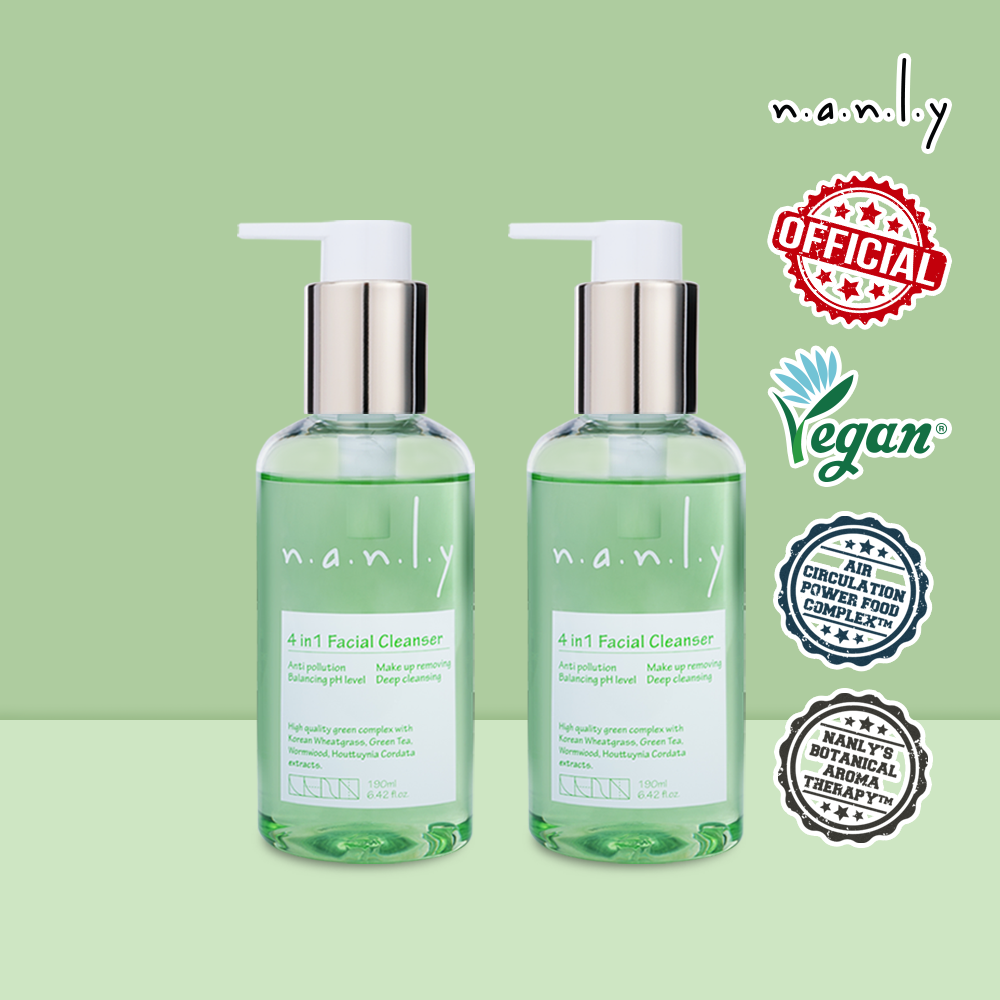 combo 2 sửa rửa mặt Nanly 4 trong 1