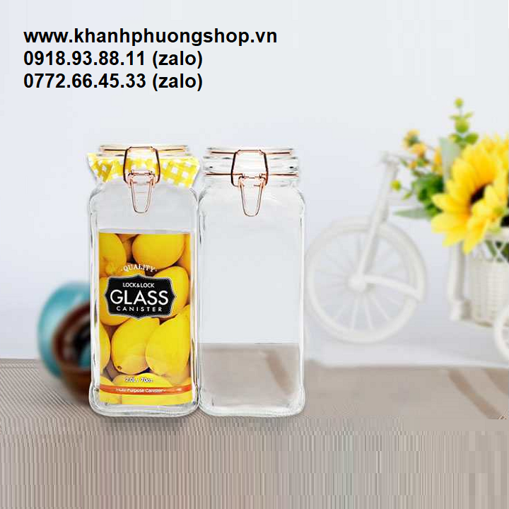 [HCM]hủ thủy tinh lock&lock - hủ thủy tinh