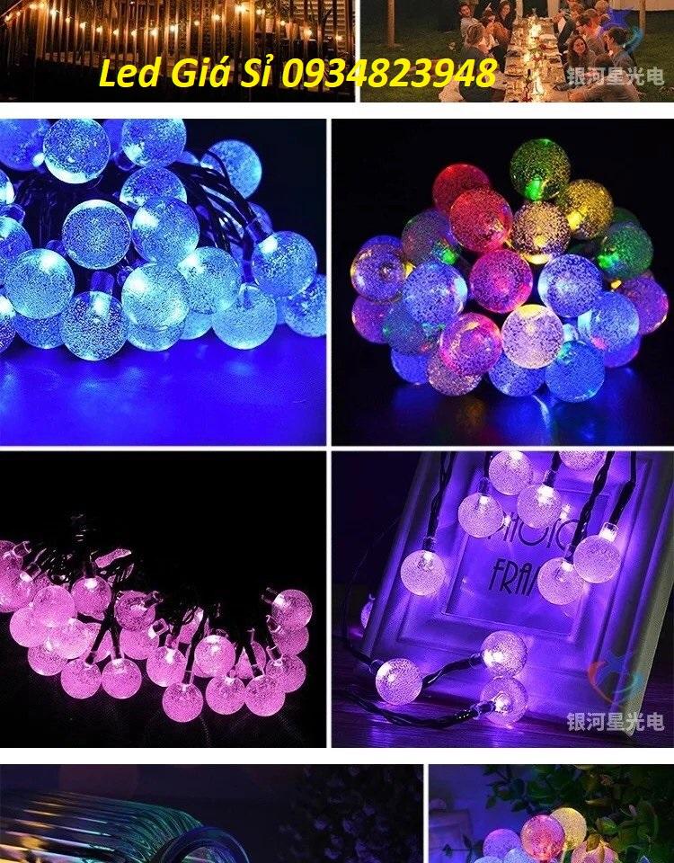 Dây Đèn Led Trang Trí Bi Bọt Nước Dài 08m 35 bóng