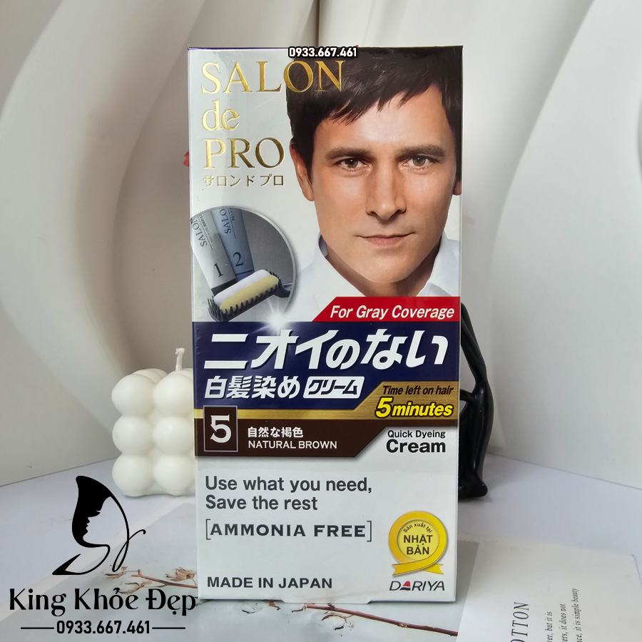 Thuốc Nhuộm Tóc Nam Salon De Pro Nhật Bản