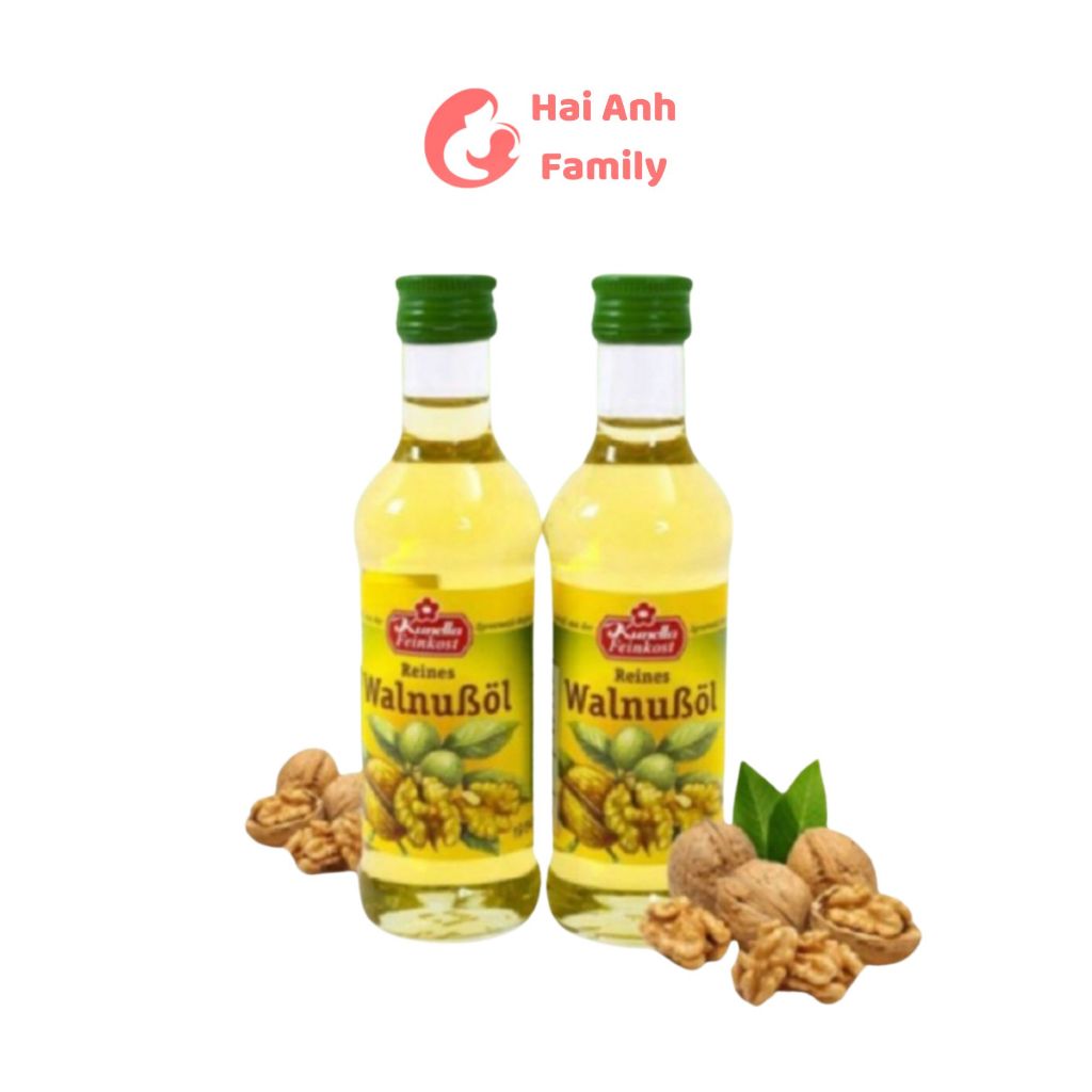 Dầu hạt óc chó Đức Kunella 100ml 09/2025