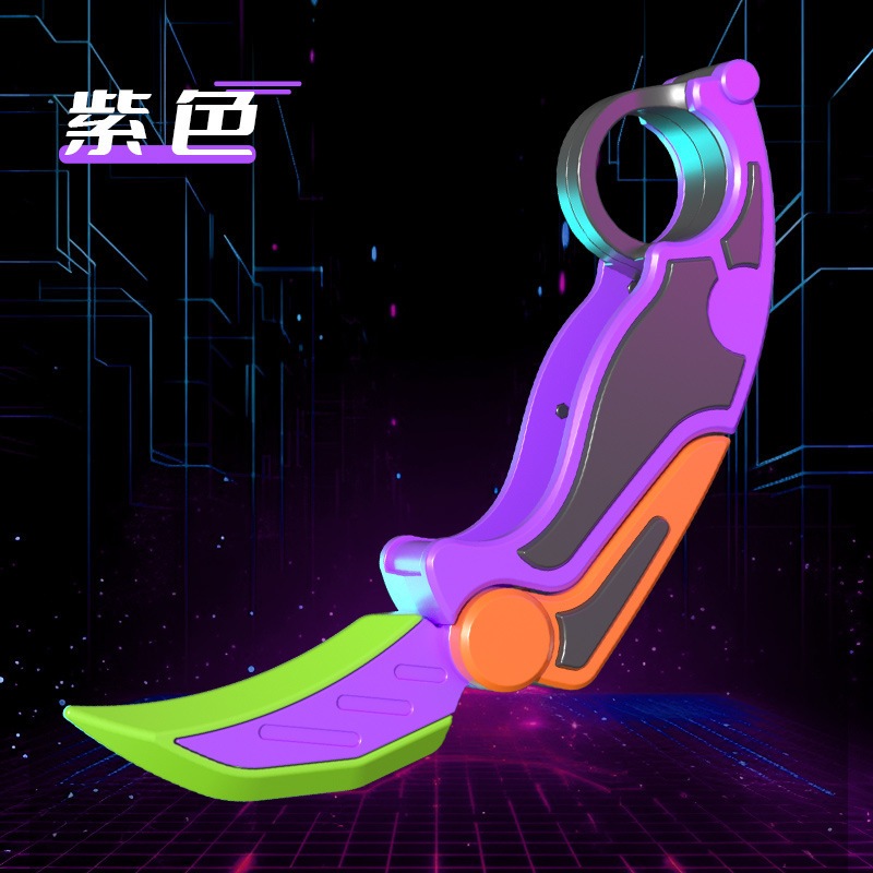 Đồ chơi in 3D dao cà rốt Karambit 3.0 Happy-Đồ chơi giảm căng thẳng cho trẻ em