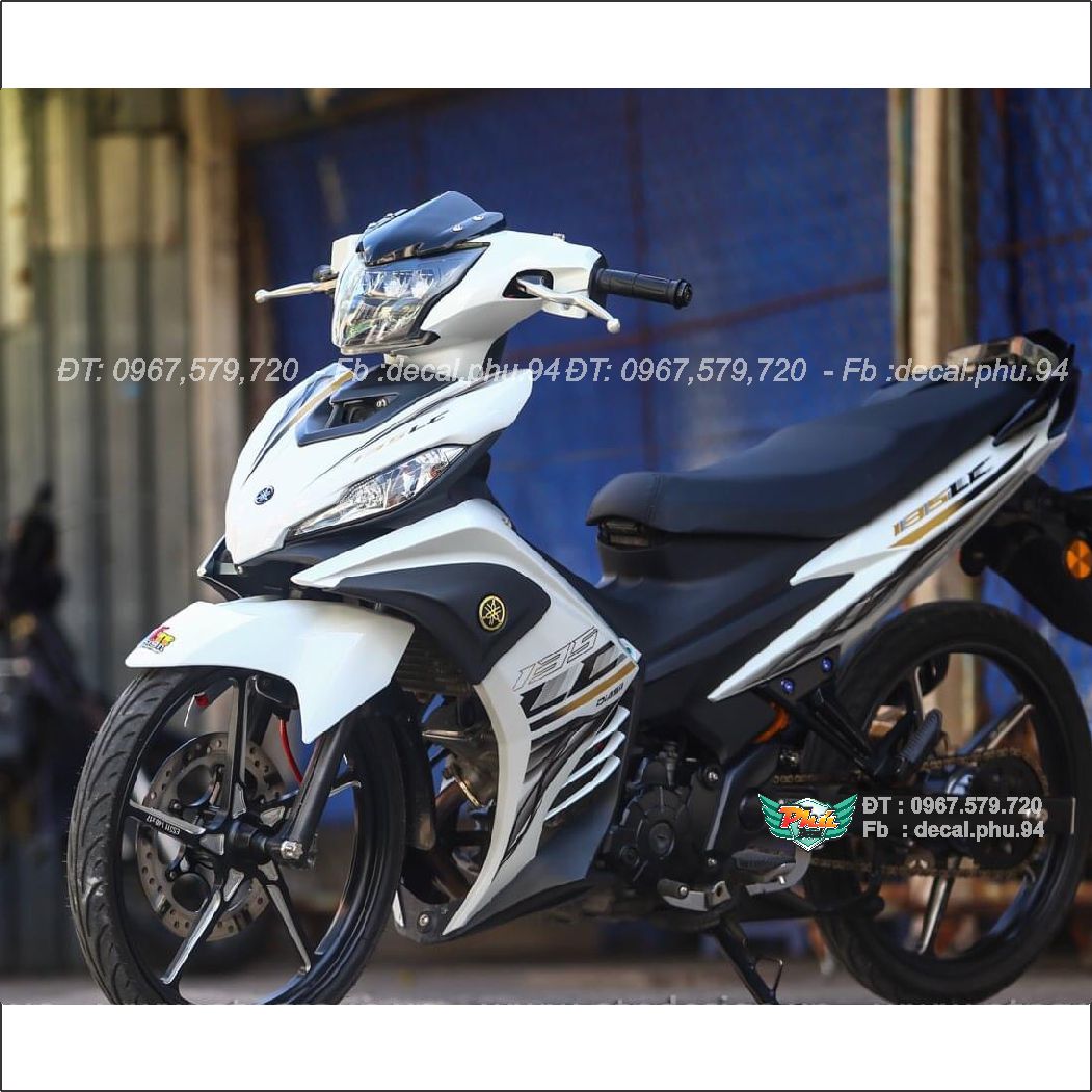 Tem rời ex exciter 135 lc trắng đen 2021