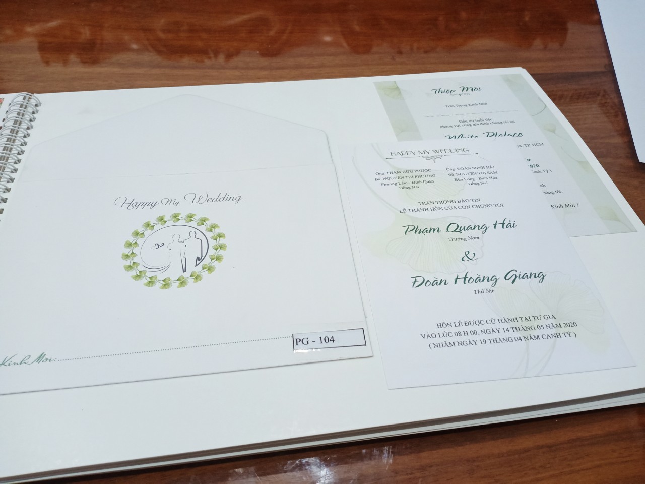 Thiệp Cưới Giá Rẻ - 033.5000.511