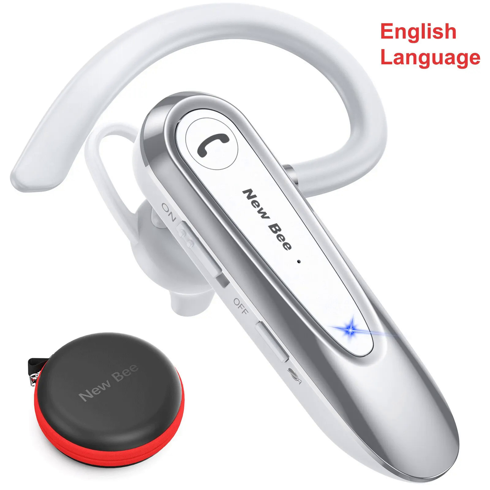 New bee b45 bluetooth tai nghe 5.0 tai nghe tai nghe không dây với dual mic cvc8.0 hands-free tai nghe cho lái xekinh doanh