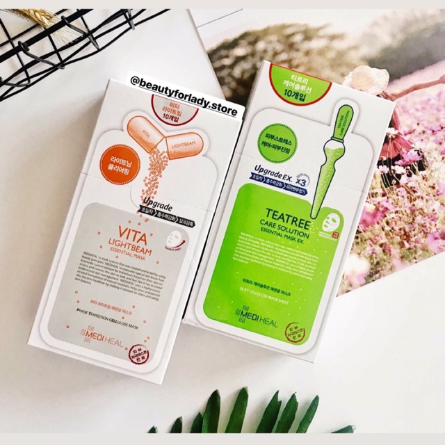 [Chính Hãng] Mặt Nạ Mediheal Essential Teatree Tea Tree / Vita.