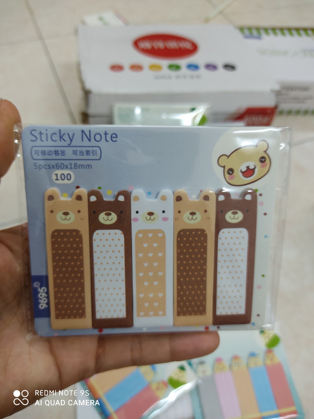 Giấy note nhiều hình