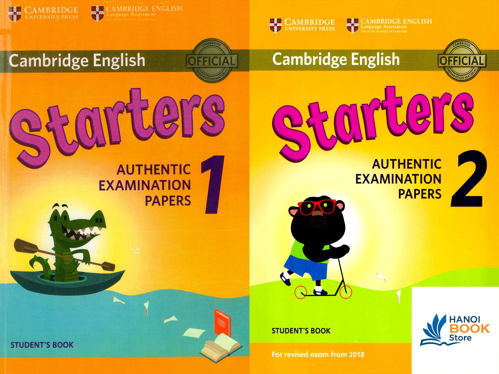 Sách Tiếng Anh STARTERS AUTHENTIC EXAMINATION PAPERS 1-2 (Sách màu)
