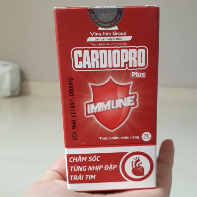 Thực phẩm chức năng Cadiopro Plus Vinalink hỗ trợ tim mạch