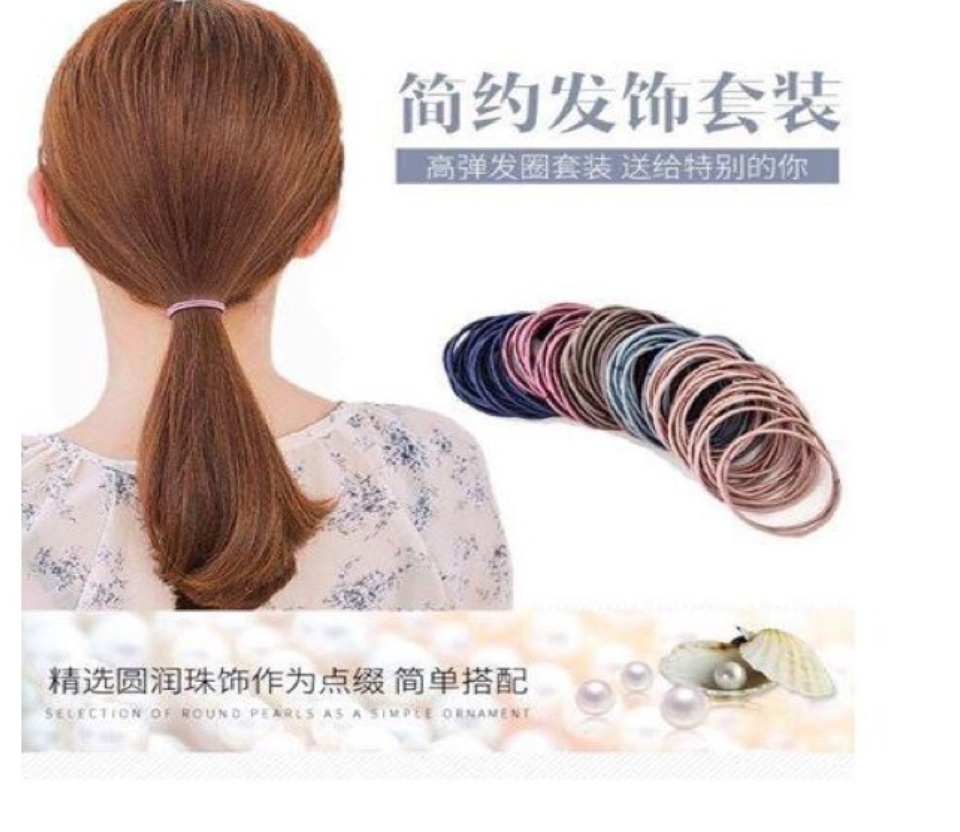 Túi chun 100 dây buộc tóc cho mẹ và bé