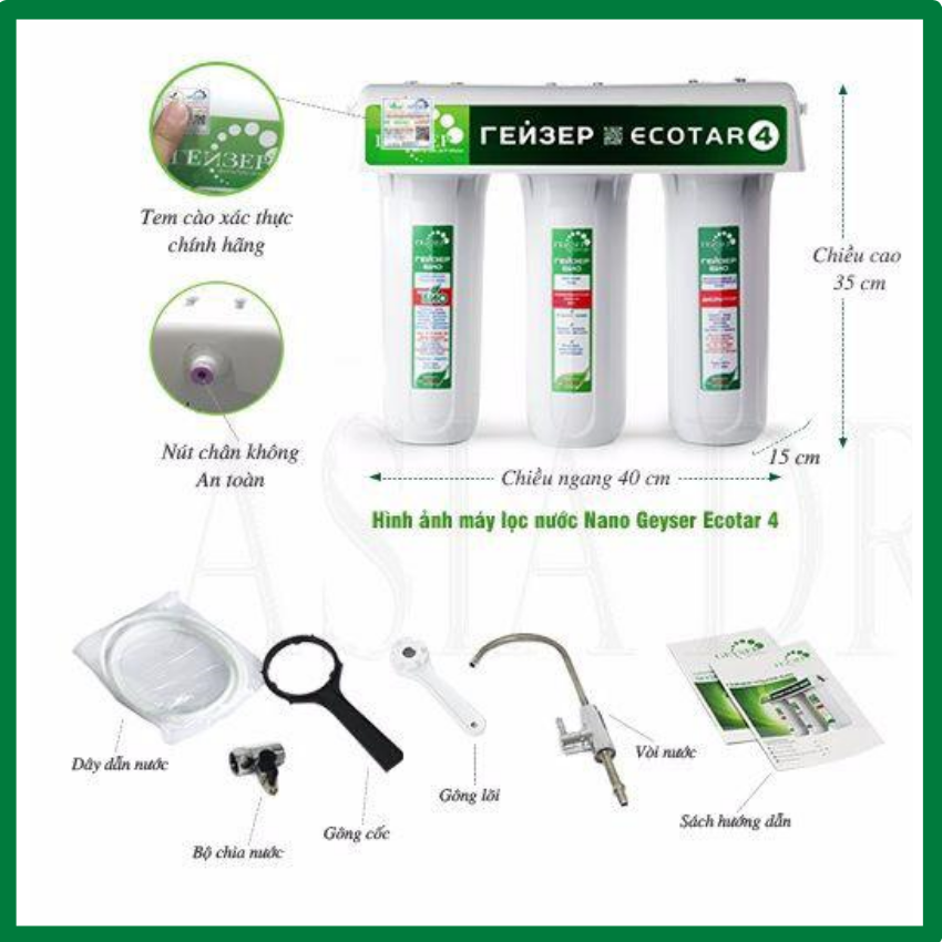 Máy lọc nước Geyser Ecotar 4