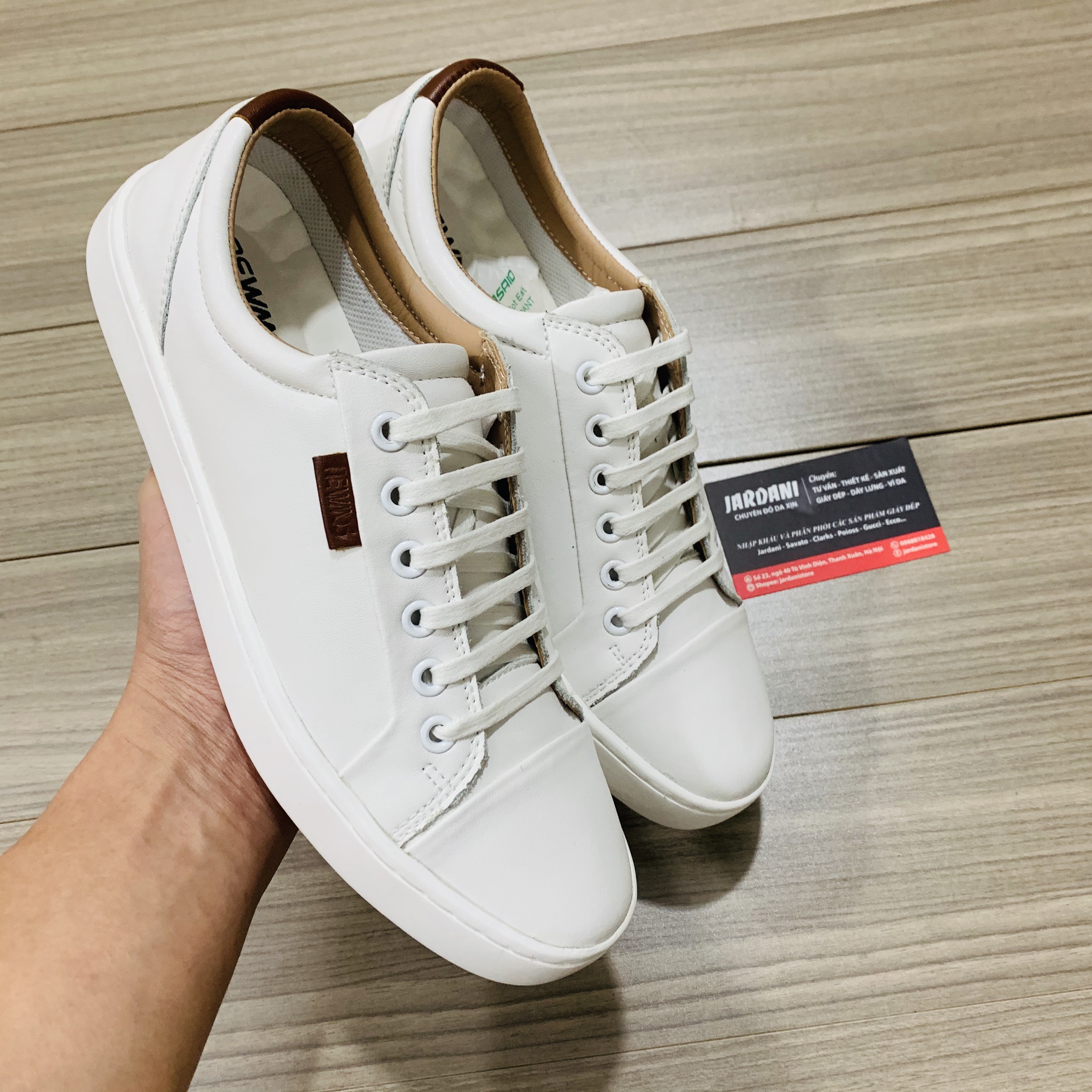 Giày Sneaker Da Bò NM - Da Thật - Bảo Hành 24 tháng
