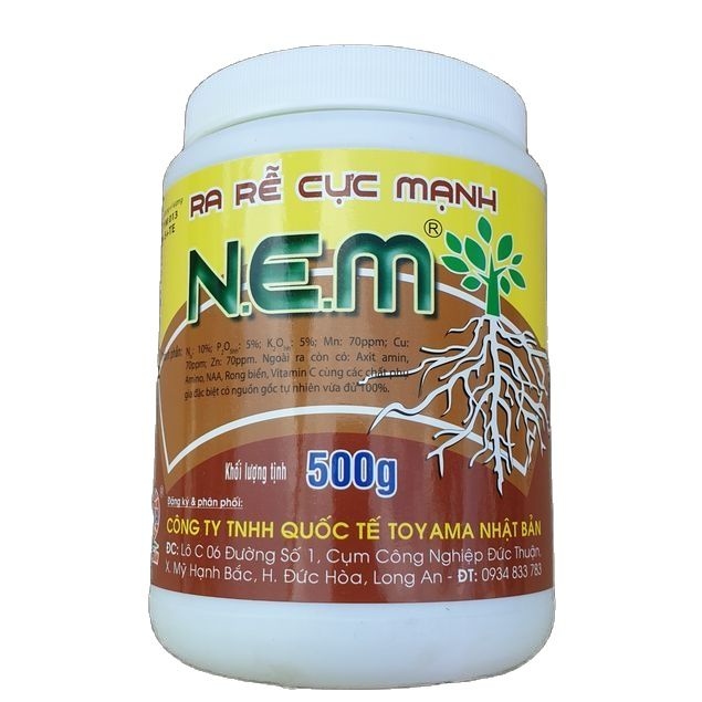 (Combo 5 hủ)💎 Phân bón kích rễ cây Cực Mạnh NEM (hủ 500g) Nhật Bản 🌱 Thương hiệu chất lượng toyama n3m