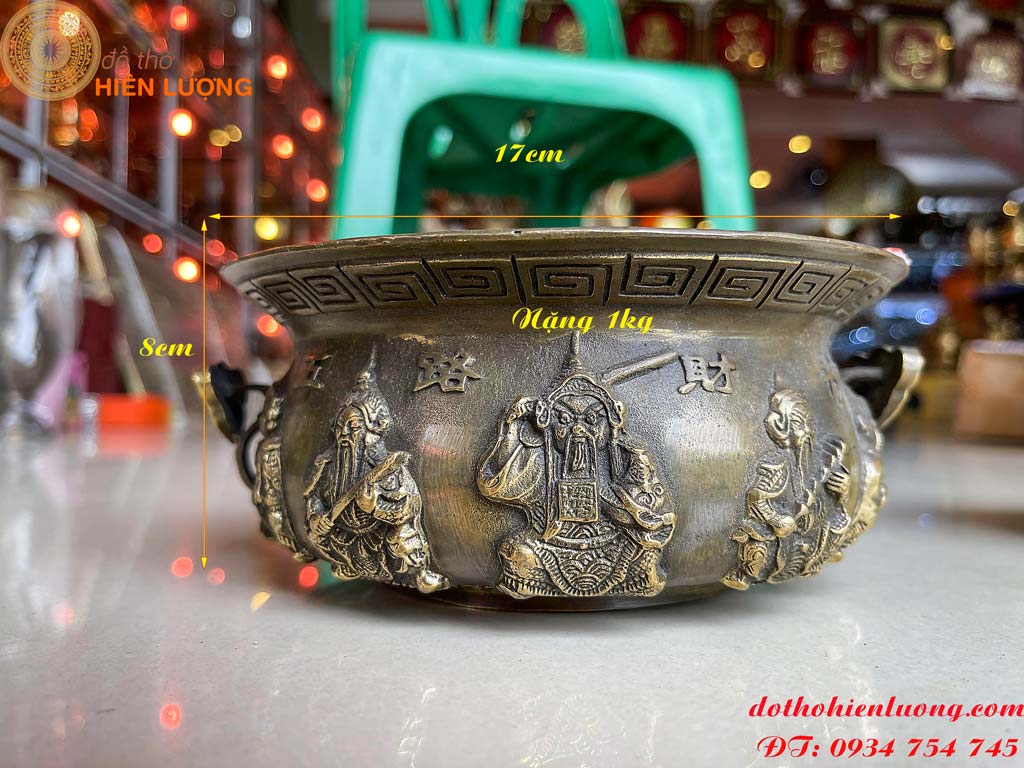 Bronze tngsten feng shui fortune board capacitor table-3 sizes-VND 11cm; 12.5cm; 17cm