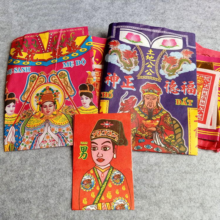 Bộ Giấy Cúng Đầy Tháng, Thôi nôi cho bé