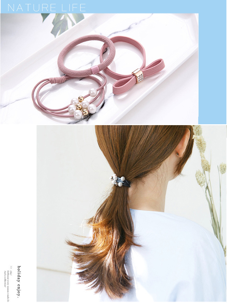 [HCM]Combo 12 Dây cột tóc Mềm CAO CẤP không mùi - NHShop