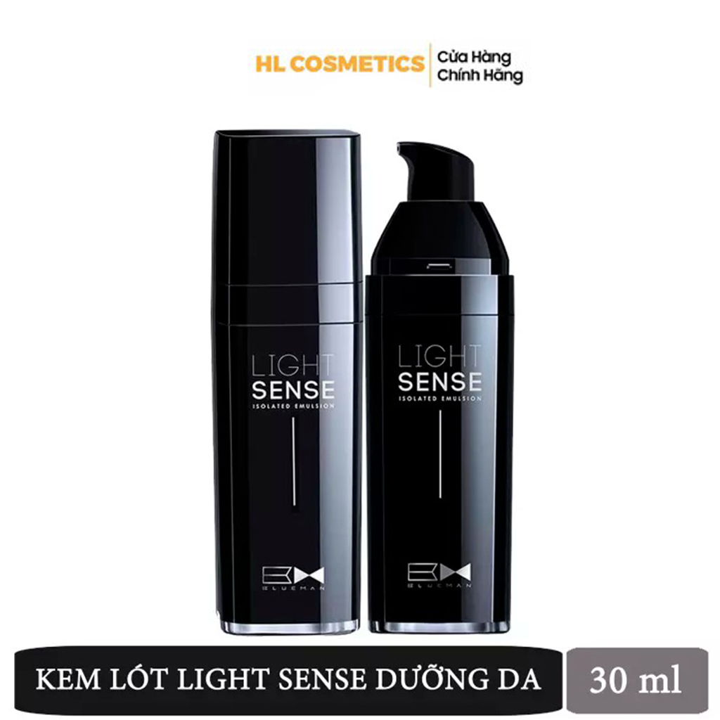Kem Lót Che Khuyết Điểm Light Sense Blueman Chính Hãng Dưỡng Ẩm Cân Bằng Sắc Da 30Ml