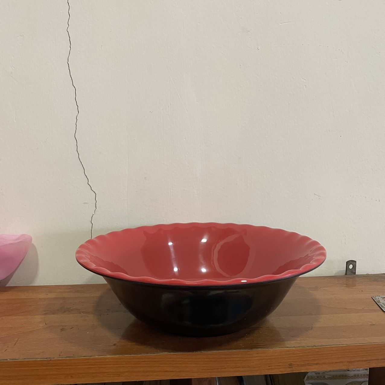 Tô Nhựa Bèo 2 Lớp Đỏ Đen Cao Cấp