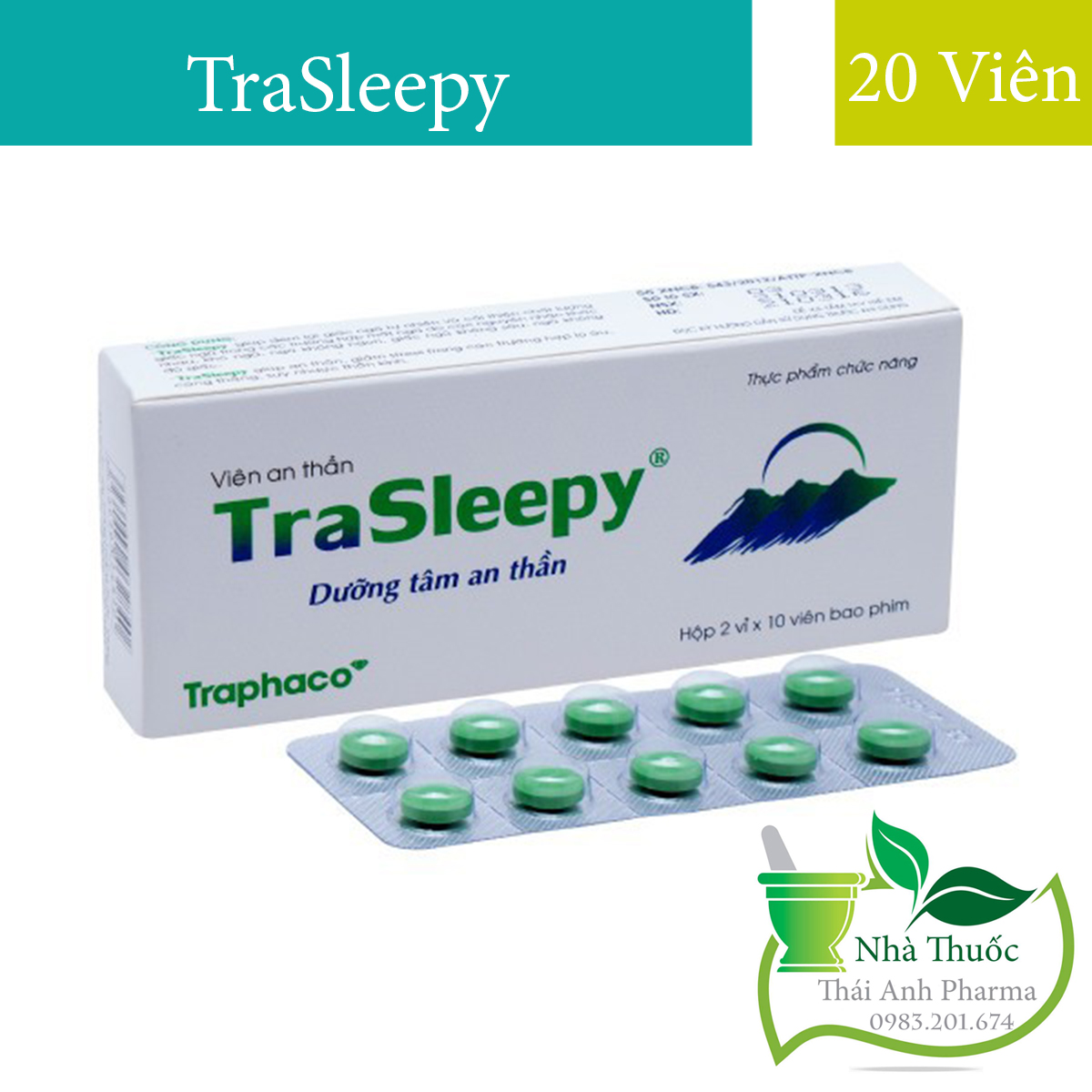 TraSleepy Dưỡng Tâm An Thần
