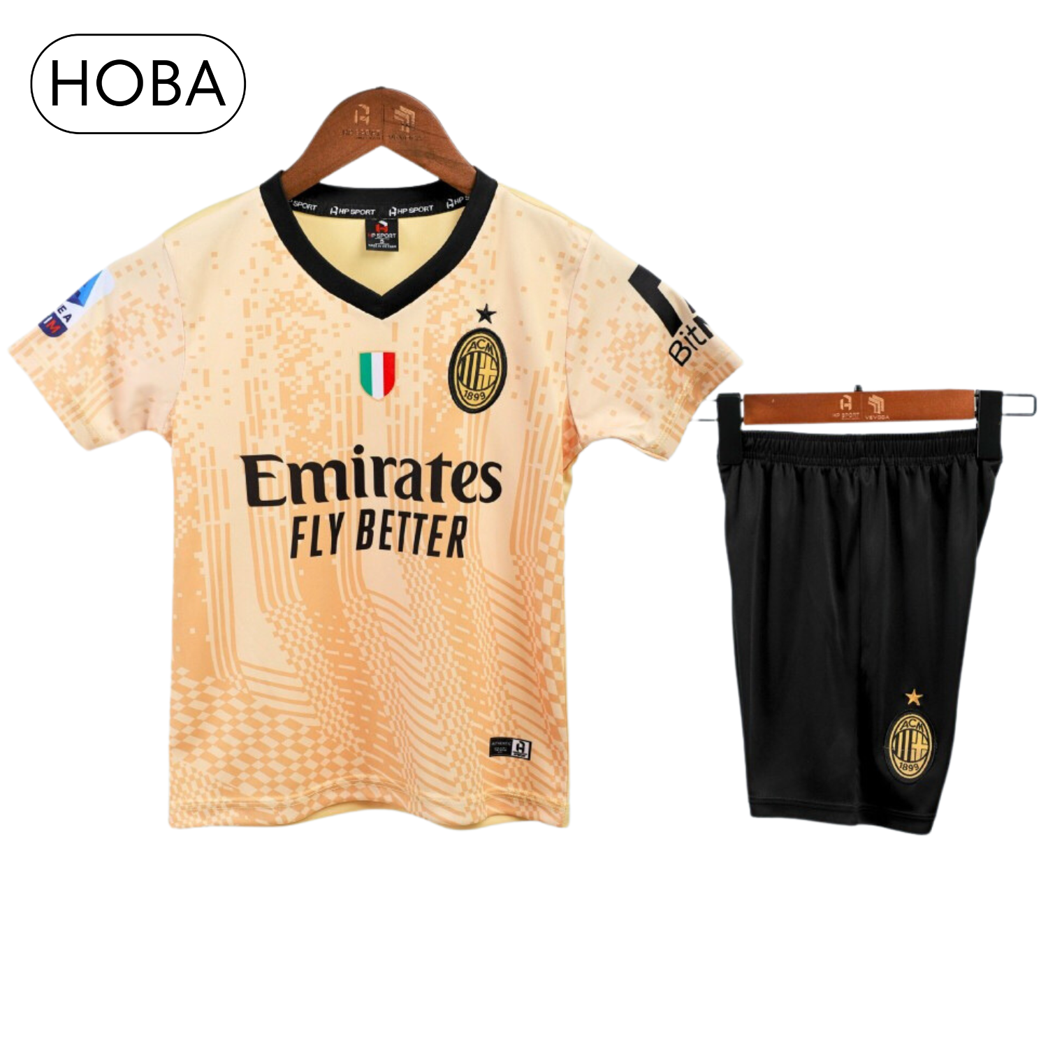 AC Milan club kids soccer jersey set children's soccer jerseys