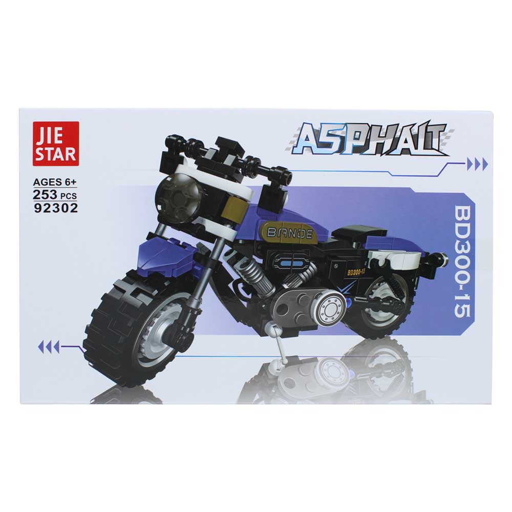 Mô hình lego xe mô tô lắp ghép chi tiết 245 - 253 mảnh ghép