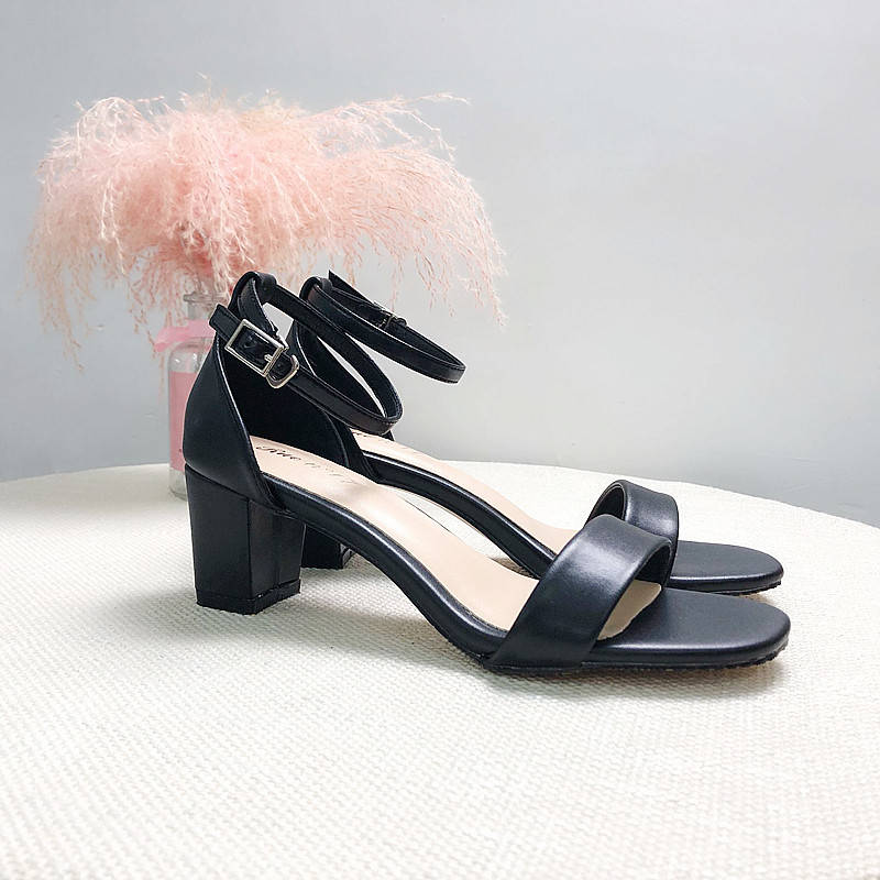 Giày Sandal cao 5 cm mã DHS1, xăng đan nữ kiểu dáng basic