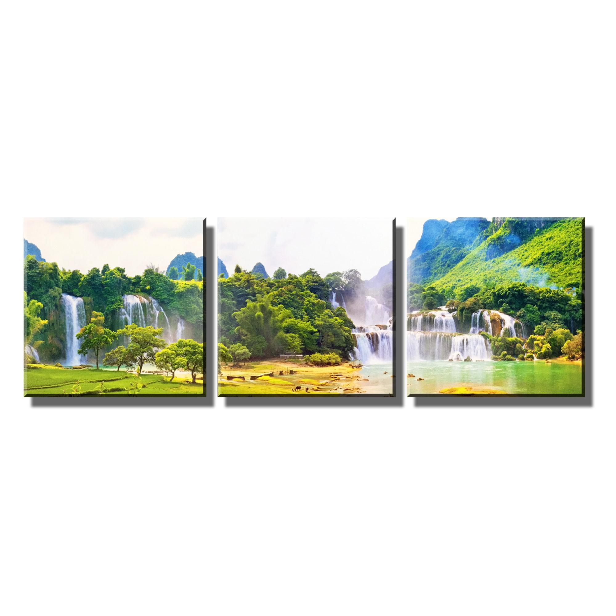 Tranh treo tường - Góc Nhỏ Quê Nhà - Tranh Minh Hiền (3 tranh - 40 x 40cm/tấm)