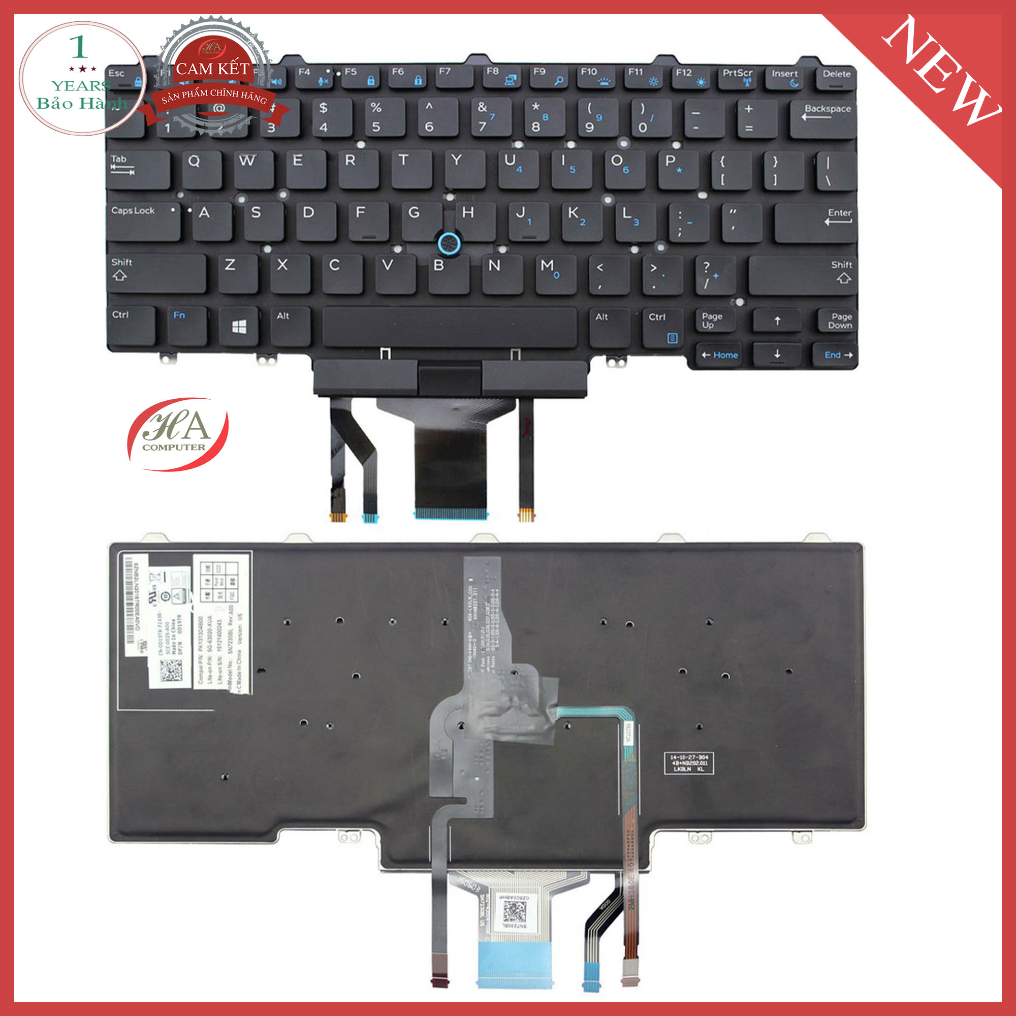 Bàn phím dell Latitude 7480