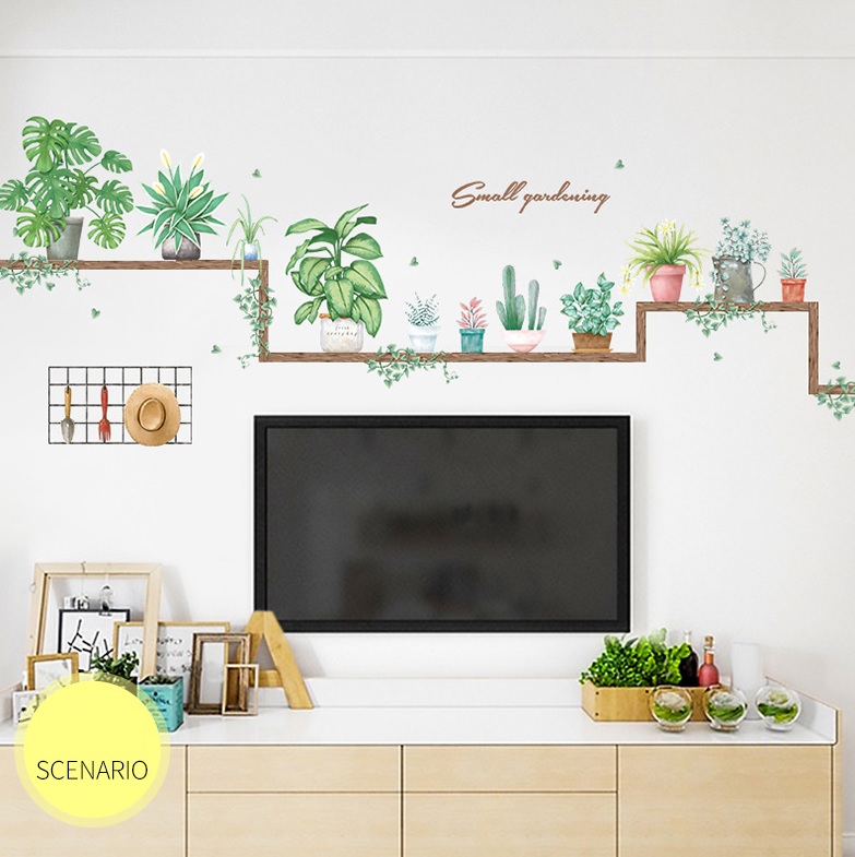 Decal dán tường Khu vườn nhỏ - C23 -kiddecals