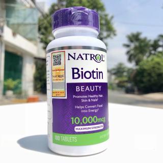 Mẫu mới Hàng công ty Viên uống hỗ trợ mọc tóc Natrol Biotin Beauty thumbnail
