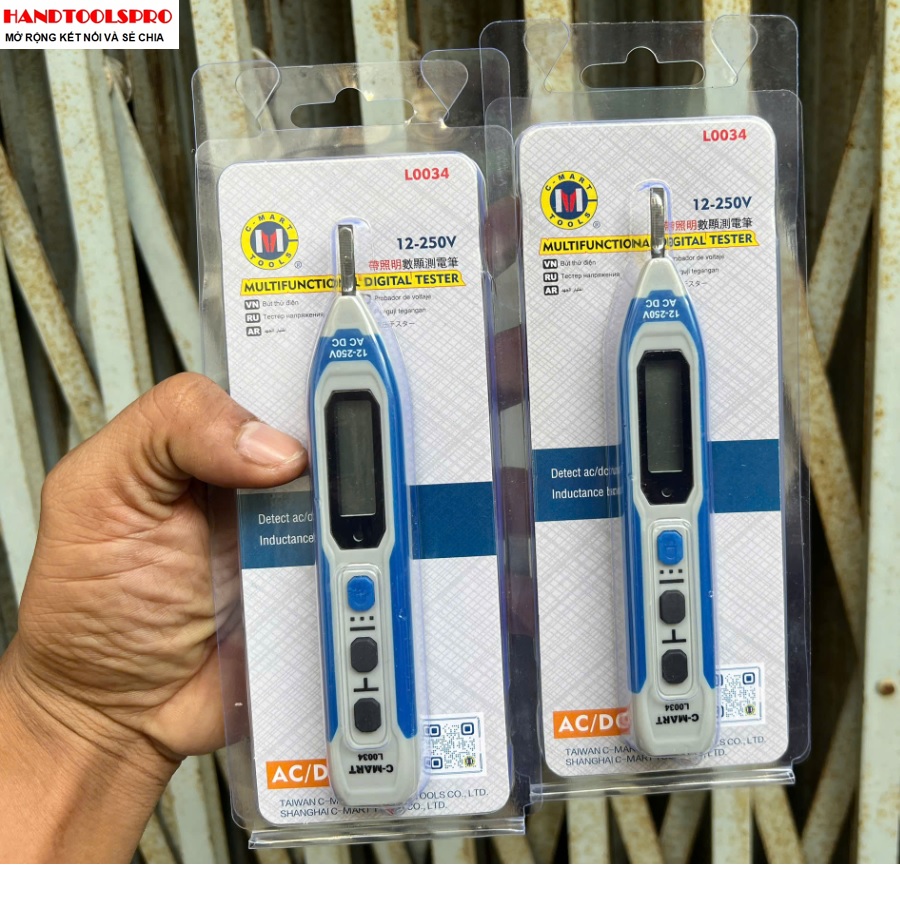 Bút- thử điện hiển thị số 135mm L0034 C-MART (HÃNG ĐỔI MẪU NEW 2025)