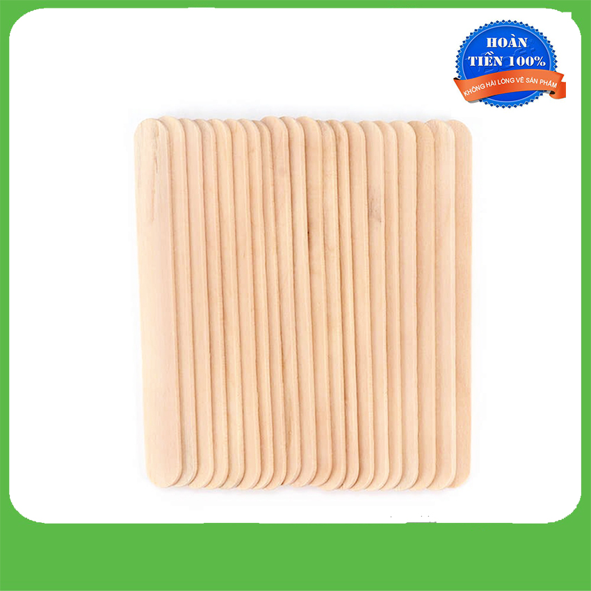 Que Kem Gỗ  [500 Gram], Đè Lưỡi, Que Tròn Làm Mô Hình Handmade