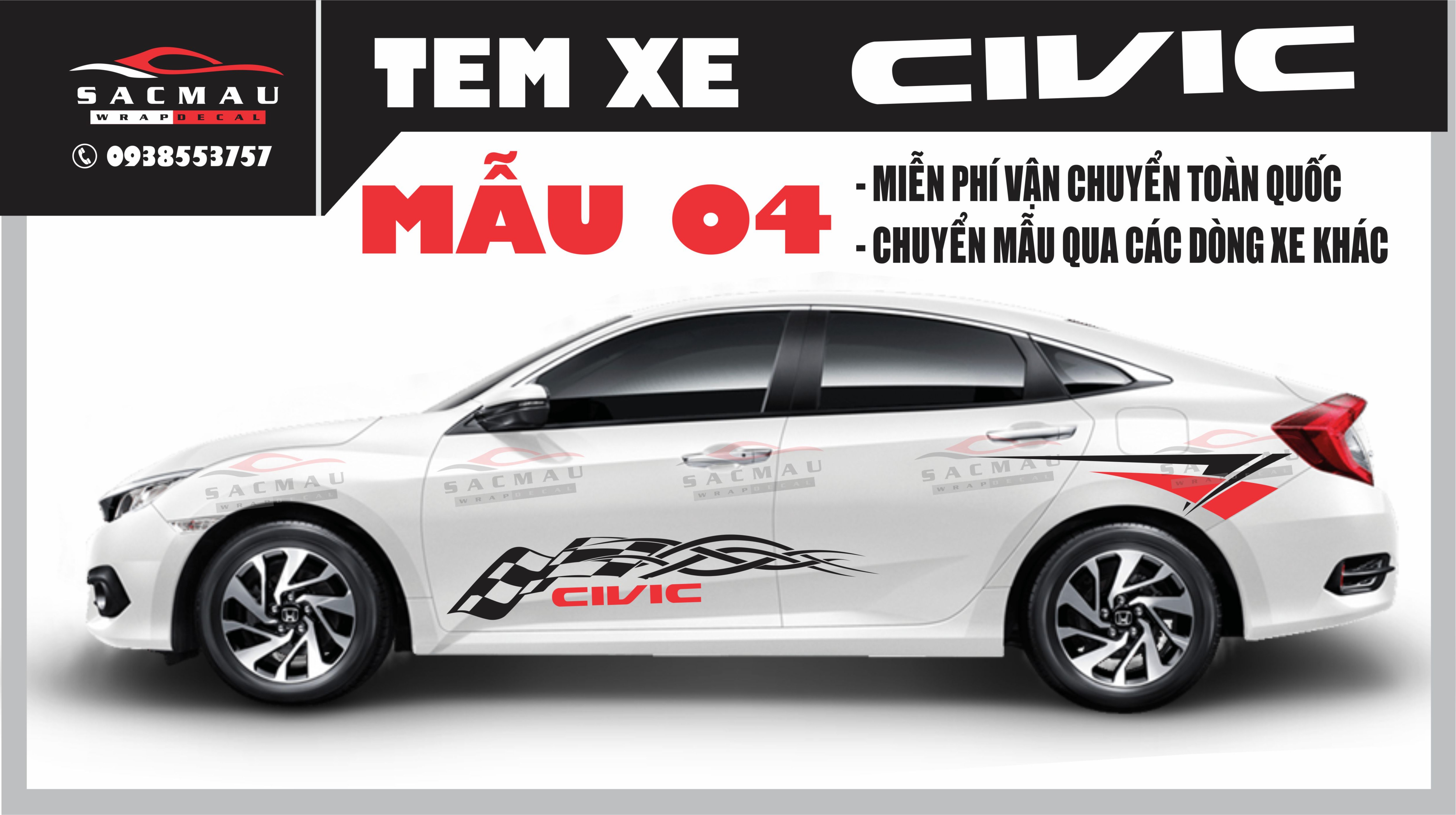 TEM XE HONDA CIVIC
