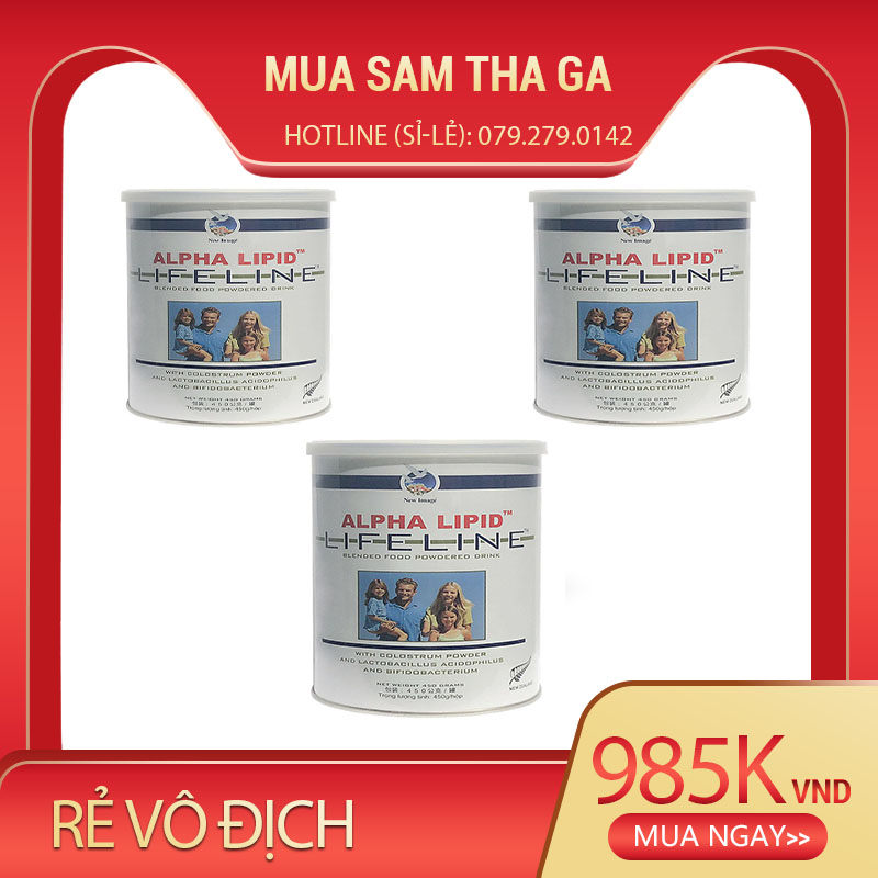 Combo 3 Hộp Sữa Non Alpha Lipid Chính Hãng New Zealand