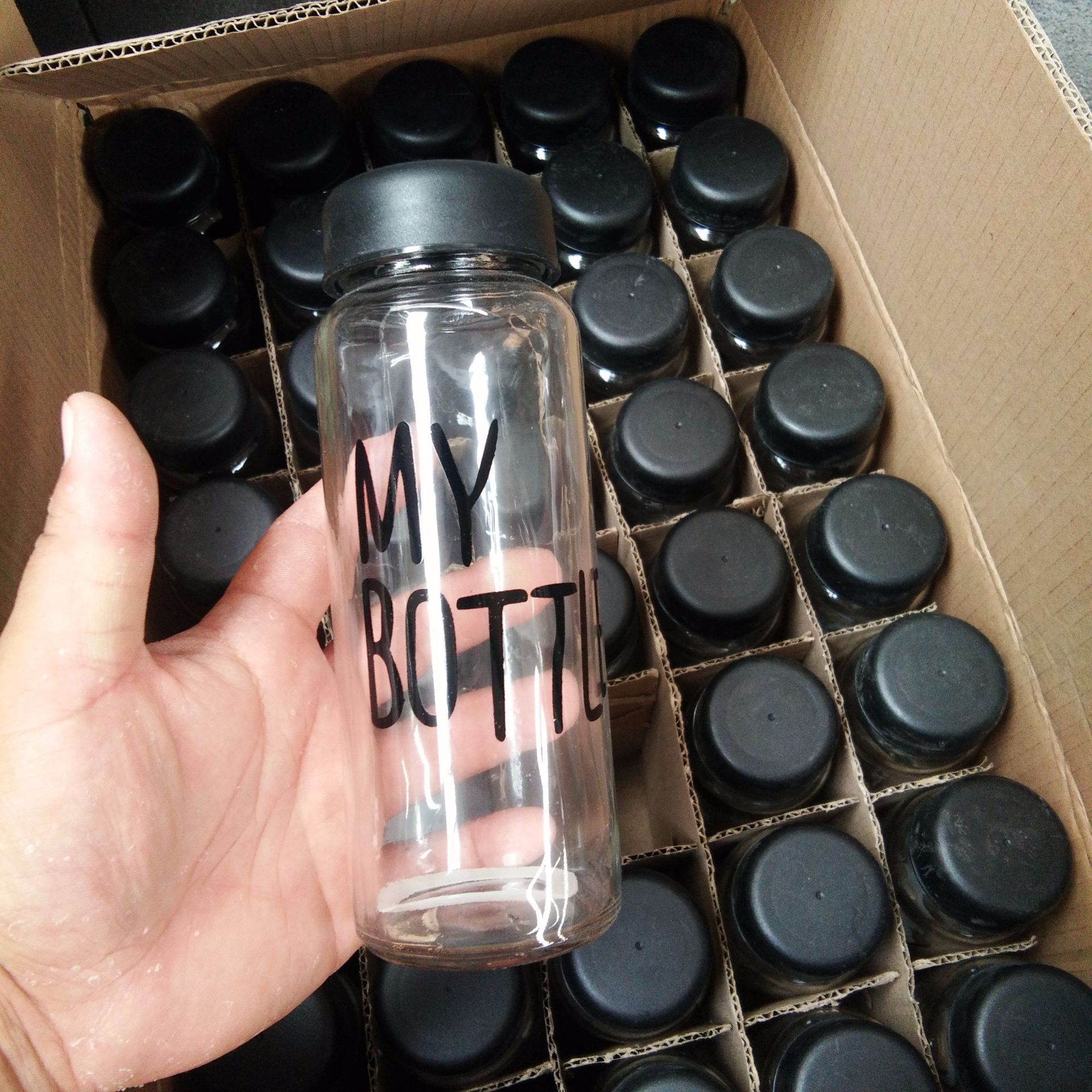 [HÀNG ĐẸP] Bình Thủy Tinh Đựng Nước My Bottle 500 Ml Có Nhiều Màu (giao màu ngẫu nhiên)