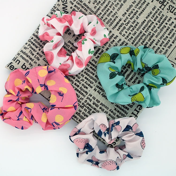 Cột Tóc Vải Scrunchies Trái Cây Hot Ct75