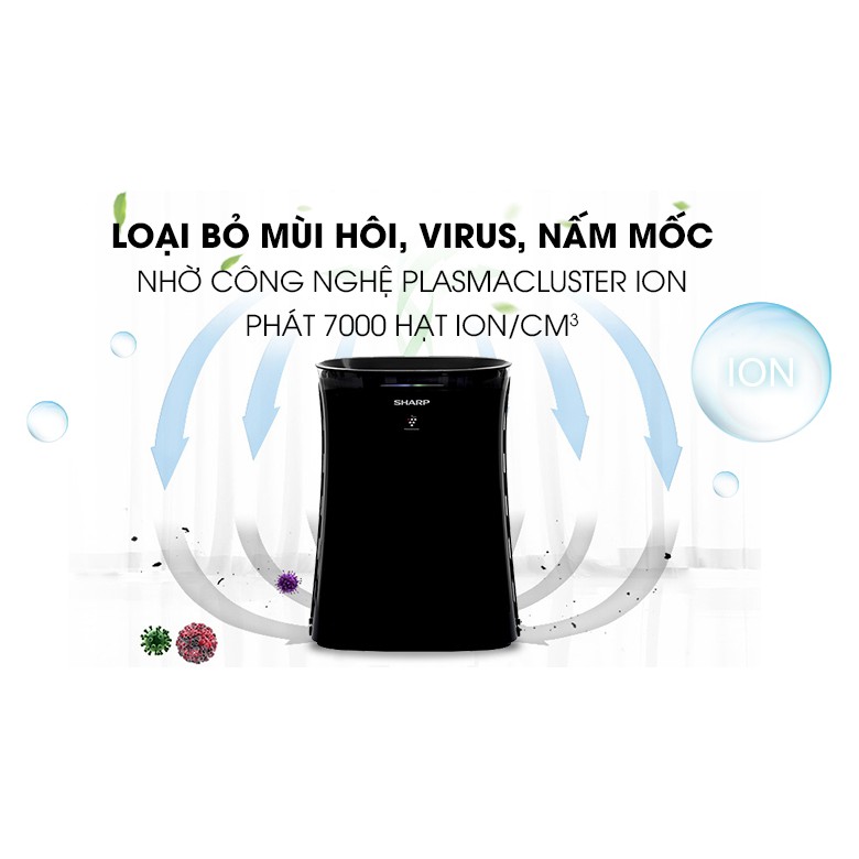 [HCM]Máy lọc không khí có bắt muỗi Sharp FP-GM50E-B (Miễn phí giao tại HCM-ngoài tỉnh liên hệ shop)