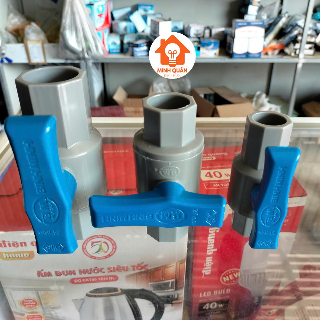 Van khóa ống nước phi 21, phi 27, phi 34 BÌNH MINH