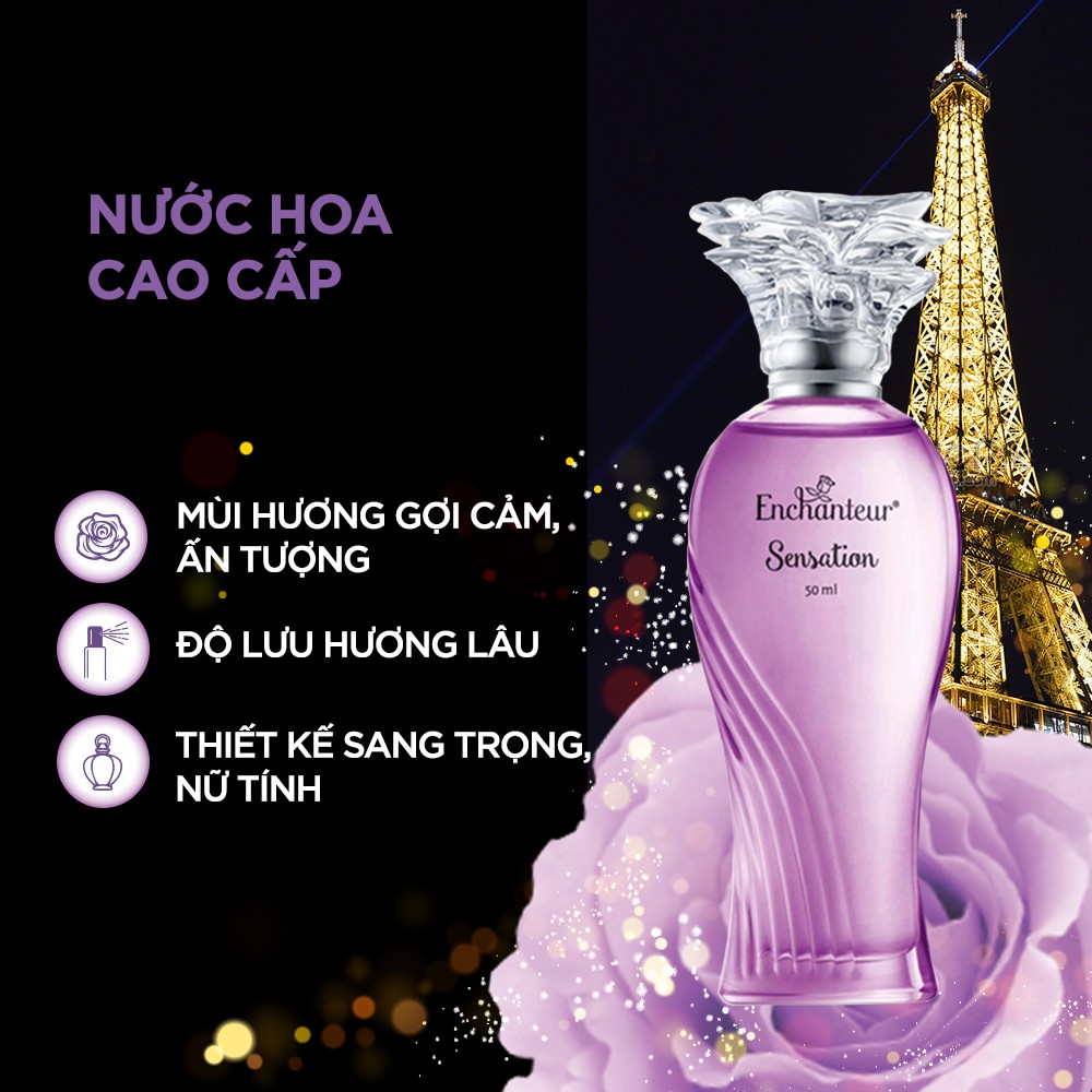 NƯỚC HOA CAO CẤP ENCHANTEUR SENSATION 50ML