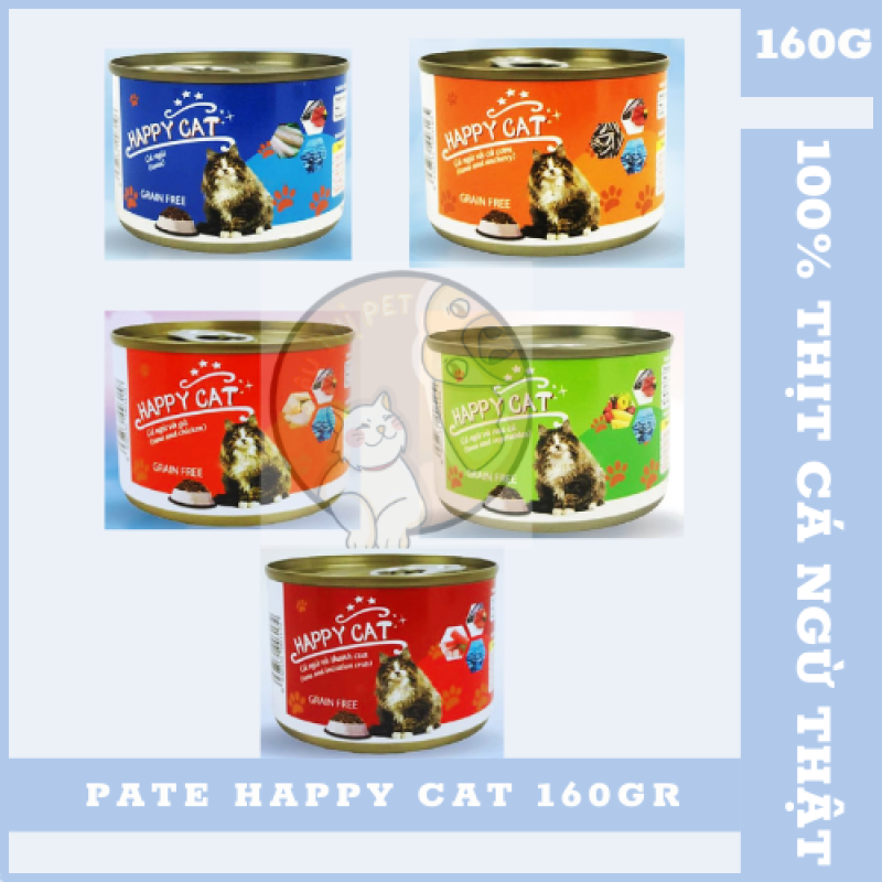 (SIÊU GIẢM GIÁ) Pate Happy Cat dành cho mèo 160g CHÍNH HÃNG