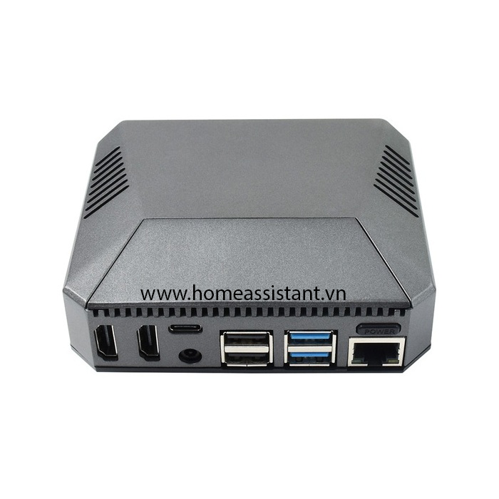 Vỏ Case Nhôm Cho Máy Tính Mini Raspberry Pi 4 Argon One V2