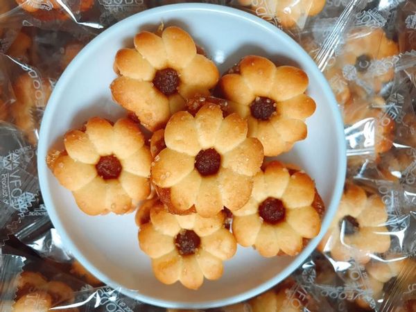 BÁNH HOA MAI - bánh quy hoa mai - 250g - đồ ăn vặt