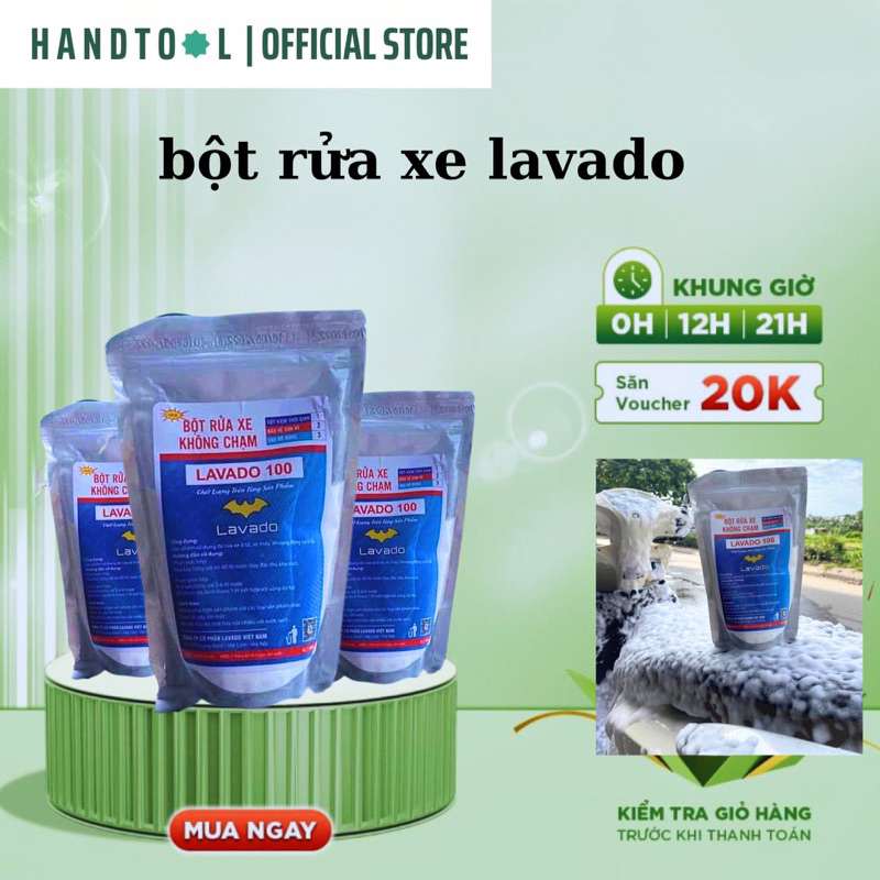 Bột rửa xe không chạm lavado 95 & lavado 100 handtool loại siêu đậm đặc