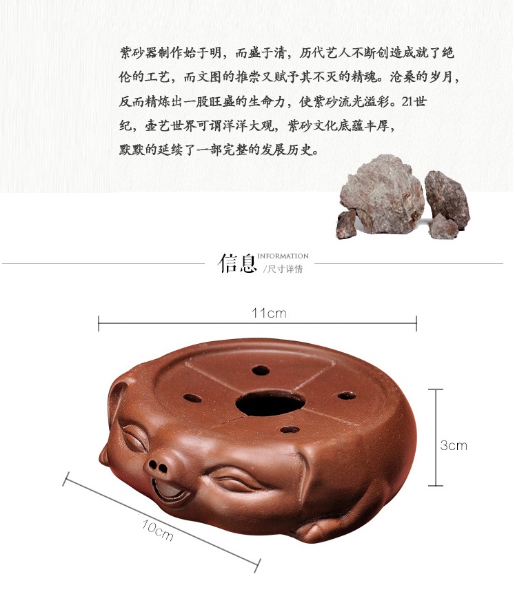 Đôn voi mini cõng ấm trà , chén, chậu bonsai