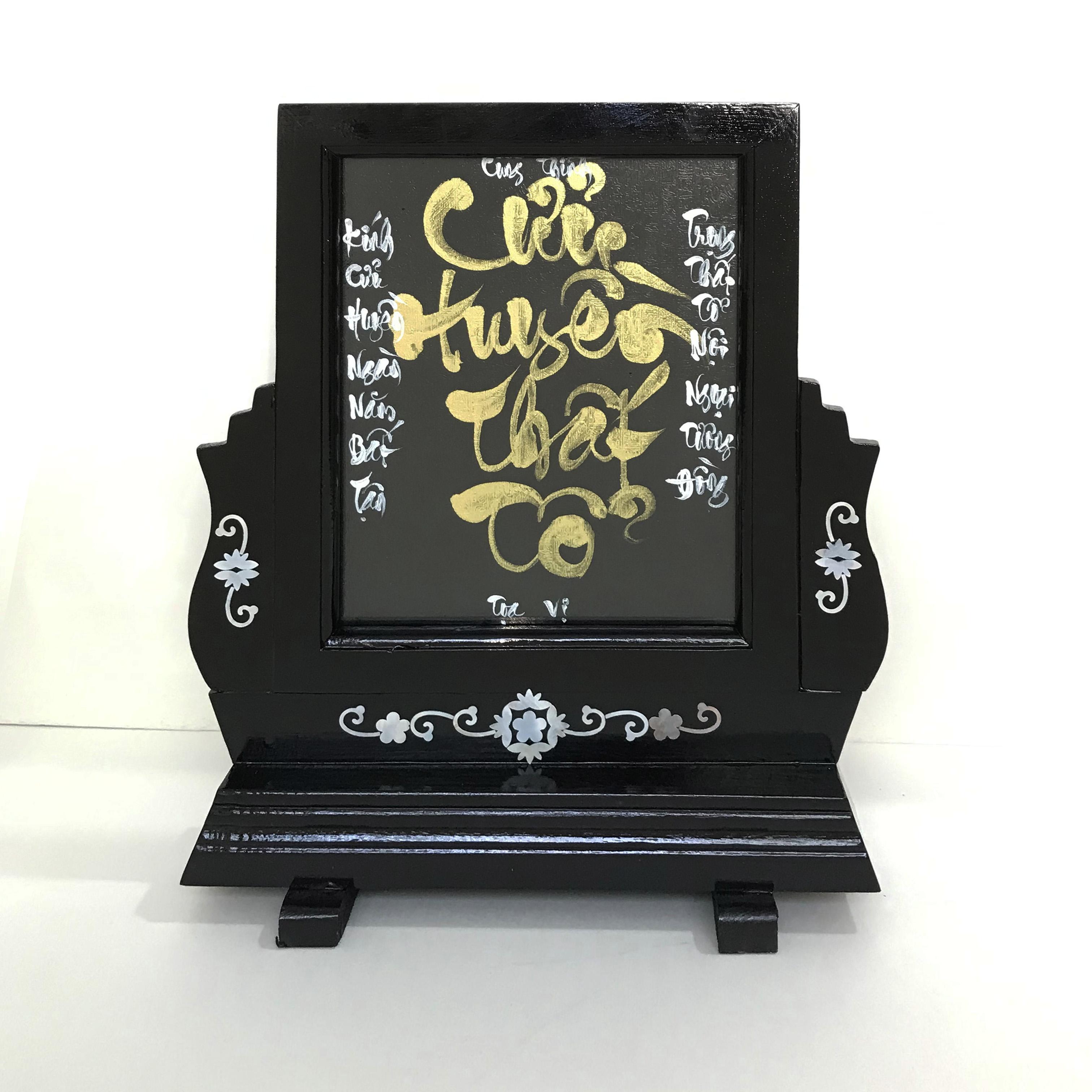 [HCM]Khung Thờ Cửu Huyền Thất Tổ 32x38.5cm