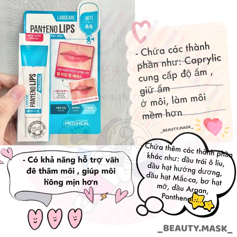 Son dưỡng môi giữ ẩm giảm thâm cải thiện tình trạng khô môi Mediheal